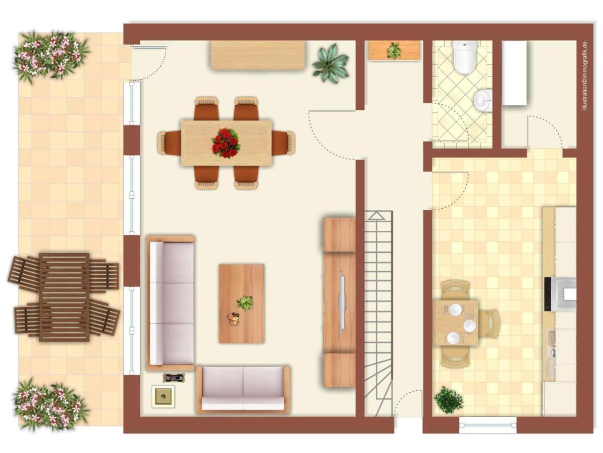 Ferienhaus Jan Росток Екстериор снимка